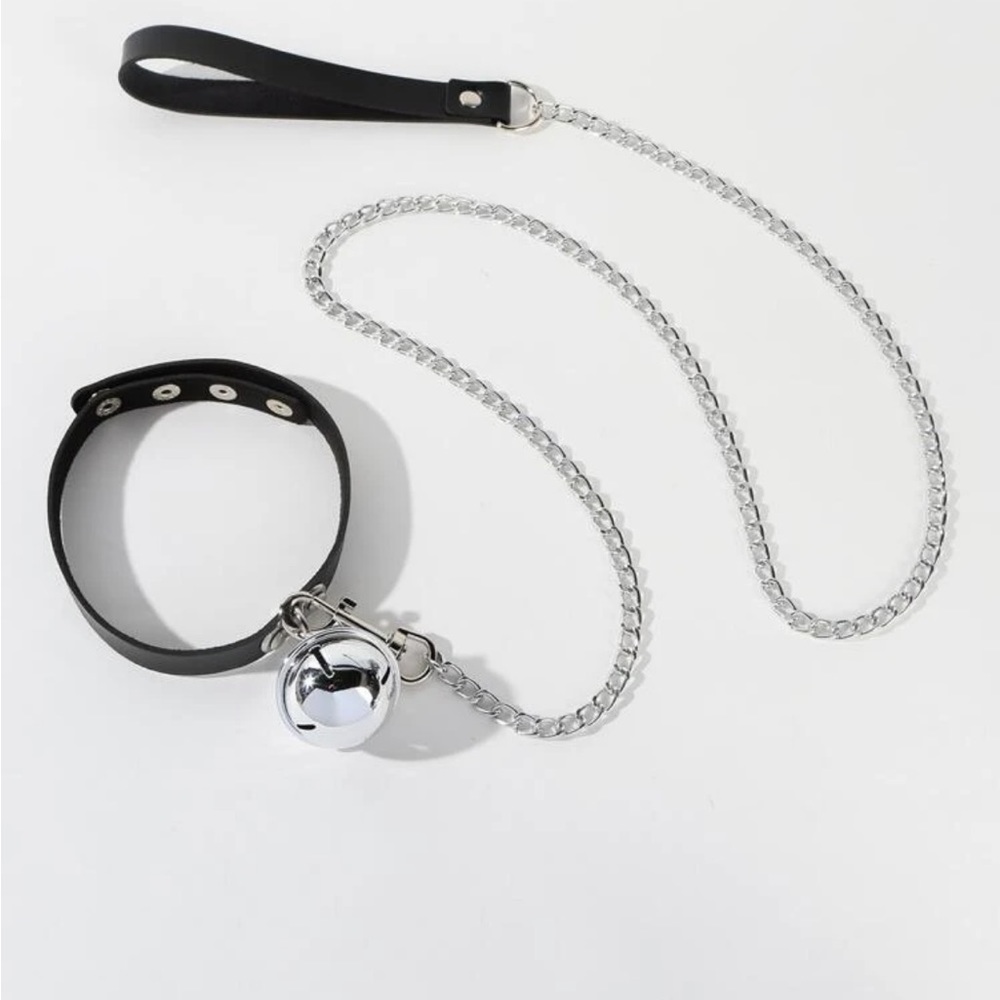 Choker Collar with chain and bell